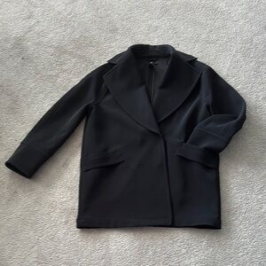 HM oversized Elegant Black Women's Coat